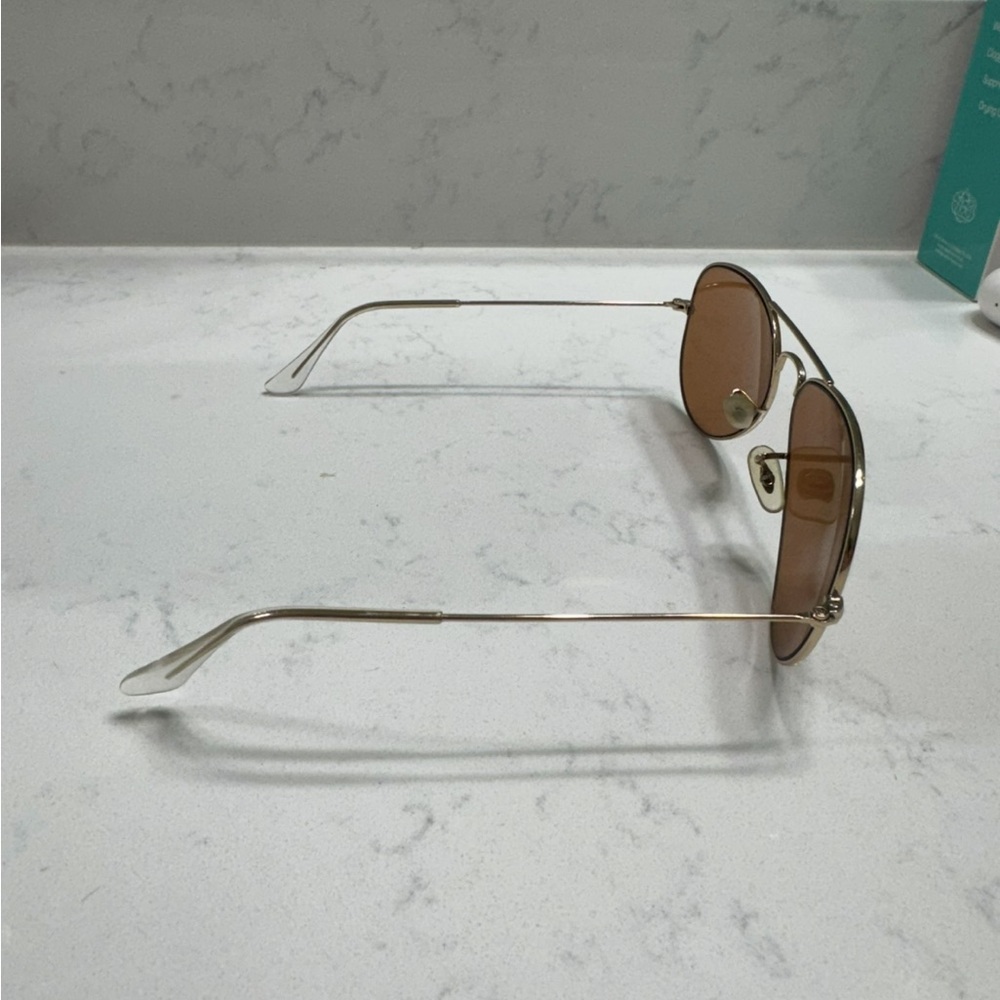 Ray-Ban aviator brown “LA” with case - Picture 3 of 4